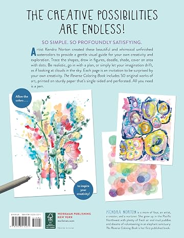 The Reverse Coloring BookTM: The Book Has the Colors, You Draw the Lines!