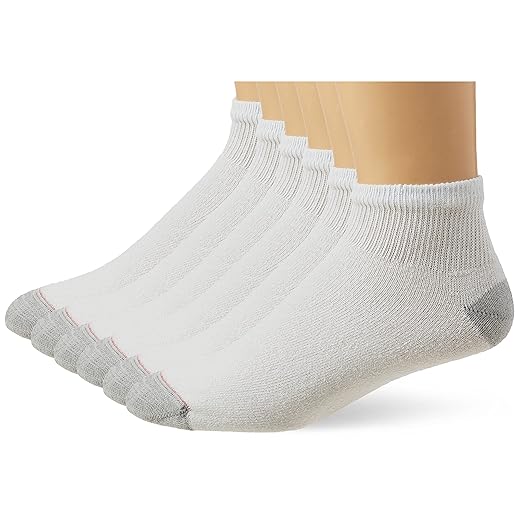 Kit 6 Pares de Meia Esportiva Hanes Cano Curto 5186 Branco - Único