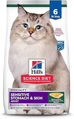Miniatura 14 de Comida seca para gatos con piel y estómago sensible, de Hill's Science Diet