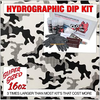 Hydrographic Dip Kit Mini Urban Camo 16oz dip Demon Hydro dip Dipping