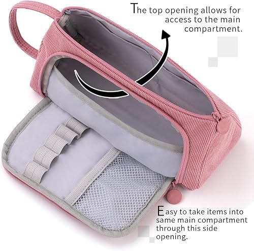 Miniatura 27 de EASTHILL - Cartuchera de gran capacidad, cartuchera simple, material de papelería para la escuela, universidad, oficina, organizador para chicas