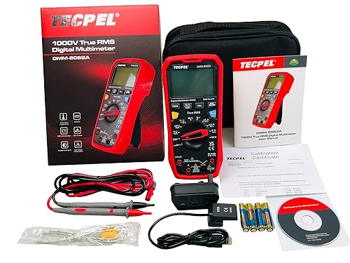 Miniatura 5 de TECPEL DMM-8062A Multímetro digital de 6000 cuentas