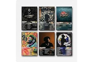 Rod Wave 6 Pcs Album Cover Posters (Unframed) - 08x10inch Artistic Wall...