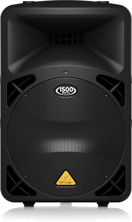 Behringer EUROLIVE B615D Active 2-Way 1500 Watt PA Speaker System with 15 Woofer and 1.75 Titanium Compression Driver