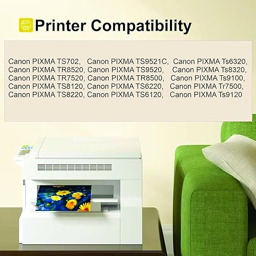 Miniatura 2 de PGI-280XXL CLI-281XXL - Cartucho de repuesto compatible con Canon 280 XXL 281 XXL TR8620a compatible con TR8620a TR8620 TS702a TS9520 TS9521C TR8520