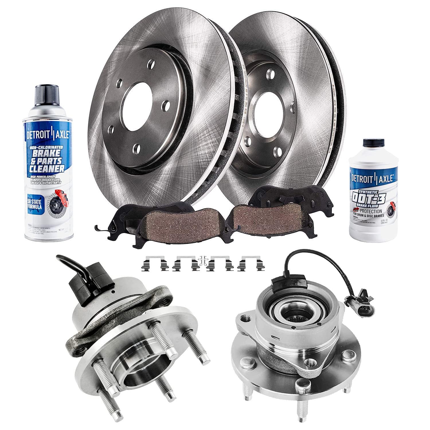 Detroit Axle - Front Brake Kit for 2008-2011 Chevrolet HHR