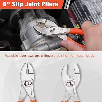 ValueMax 6-Piece Pliers Set, Includes 6 Inch& 4-3/4 Inch