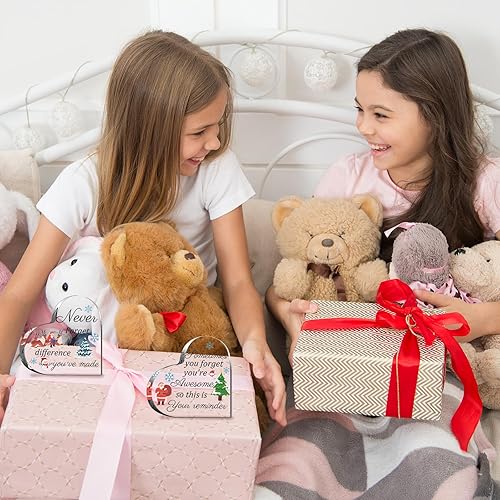 Miniatura 5 de 4 piezas de regalos de agradecimiento de Navidad, acrílico inspirador, regalo de agradecimiento para compañeros de trabajo, regalo de agradecimiento