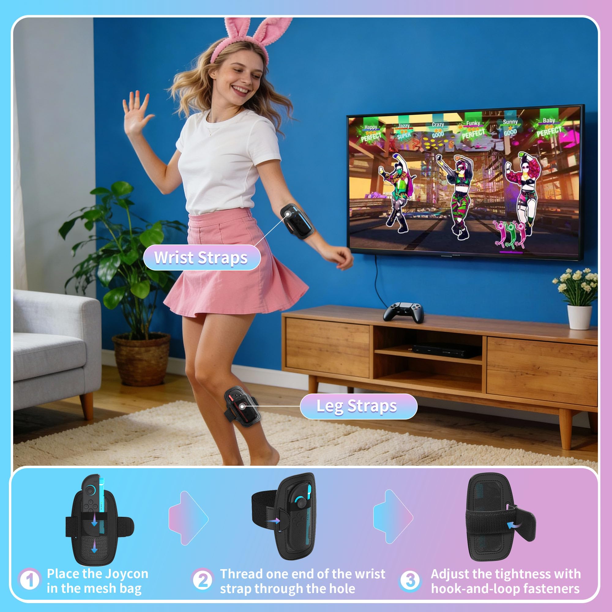 STARTRC GAMES Switch 2 Sports Accessories Bundle for Nintendo Switch 2,18 in 1 Family Party Pack Games Accessories Set for Nintendo Switch 2 Sports Games