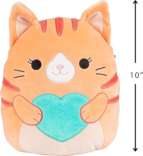 Miniatura 2 de Squishmallows Peluche Gigi The Cat para el día de San Valentín de 10 pulgadas, oficial Kellytoy, juguete de peluche suave y coleccionable  Añádelo a