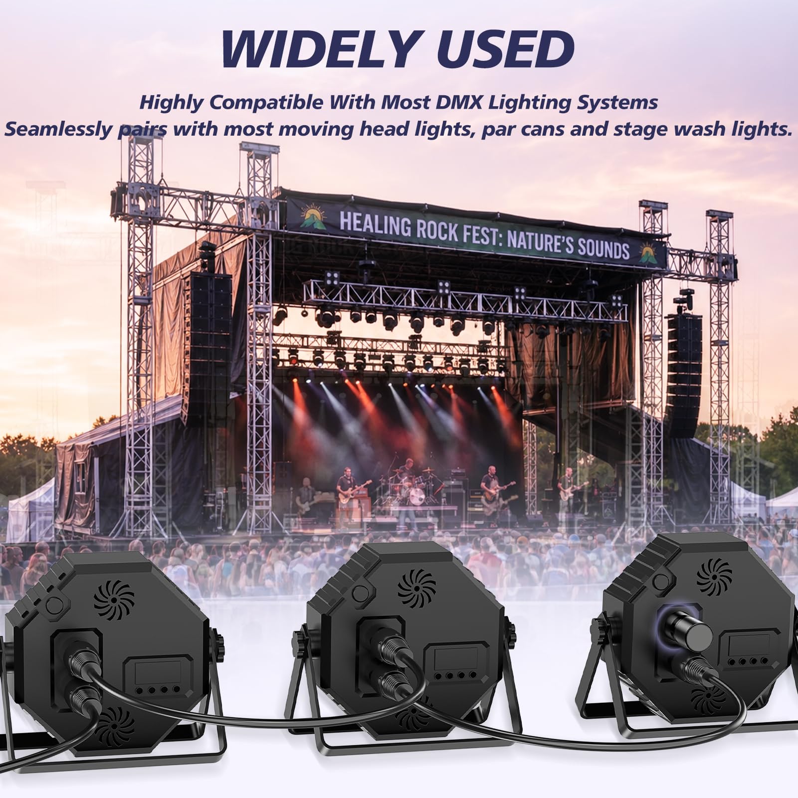 J&D Terminator DMX 3-Pin Zestaw 4 Sztuki, Rezystor XLR Męski 120 Ohm, Wtyczka Końcowa DMX512 do Świateł PAR DJ, Ruchome Głowy, Kontrolerów Oświetlenia i Systemów Audio XLR, Czarny