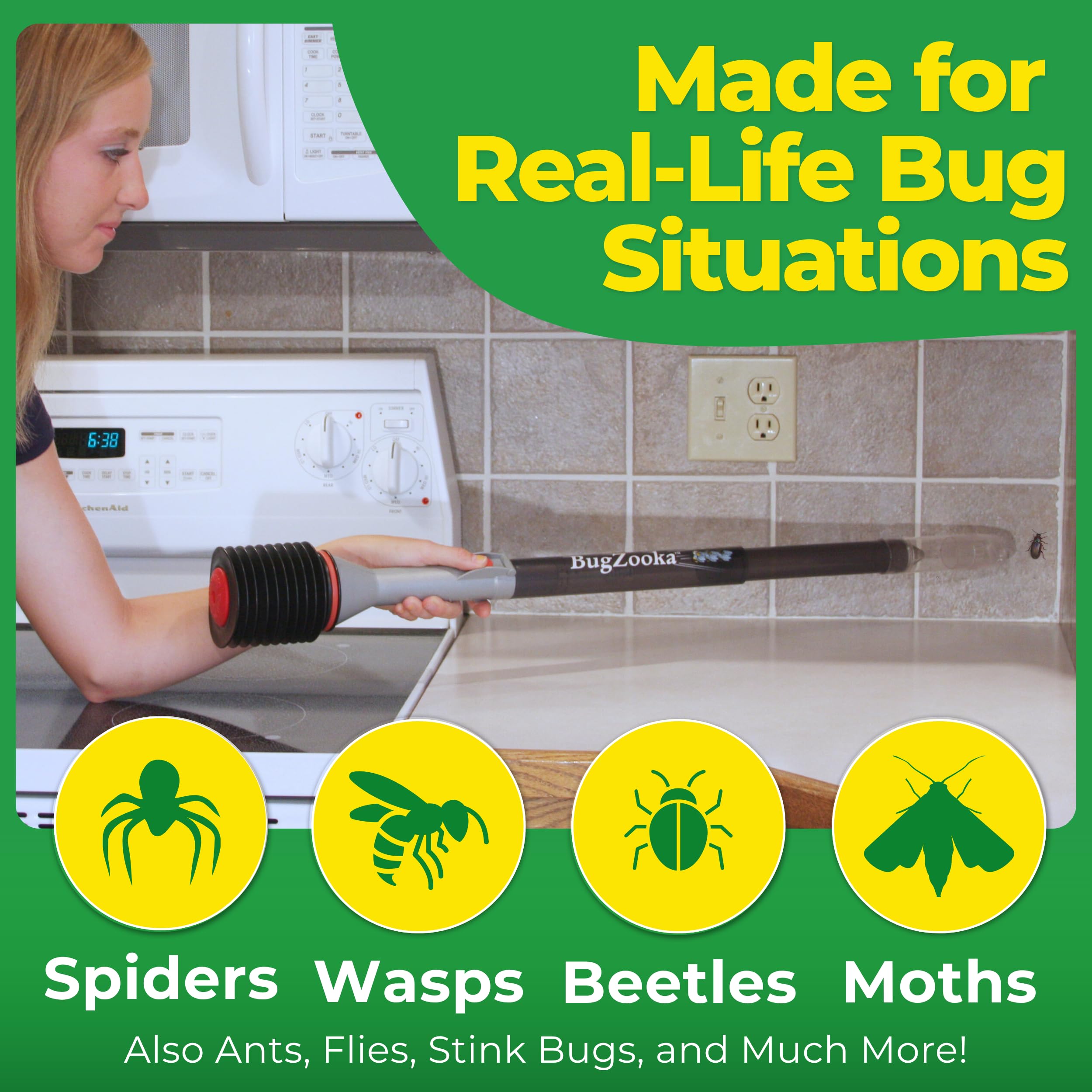 Amazon.com: BugZooka - Bug Vacuum with Long Nozzle - No Batteries