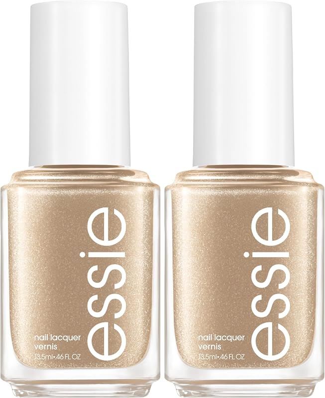 Esmalte de uñas essie, acabado brillante, bueno como el oro, 0.46 fl. onz. (Paquete de 2)