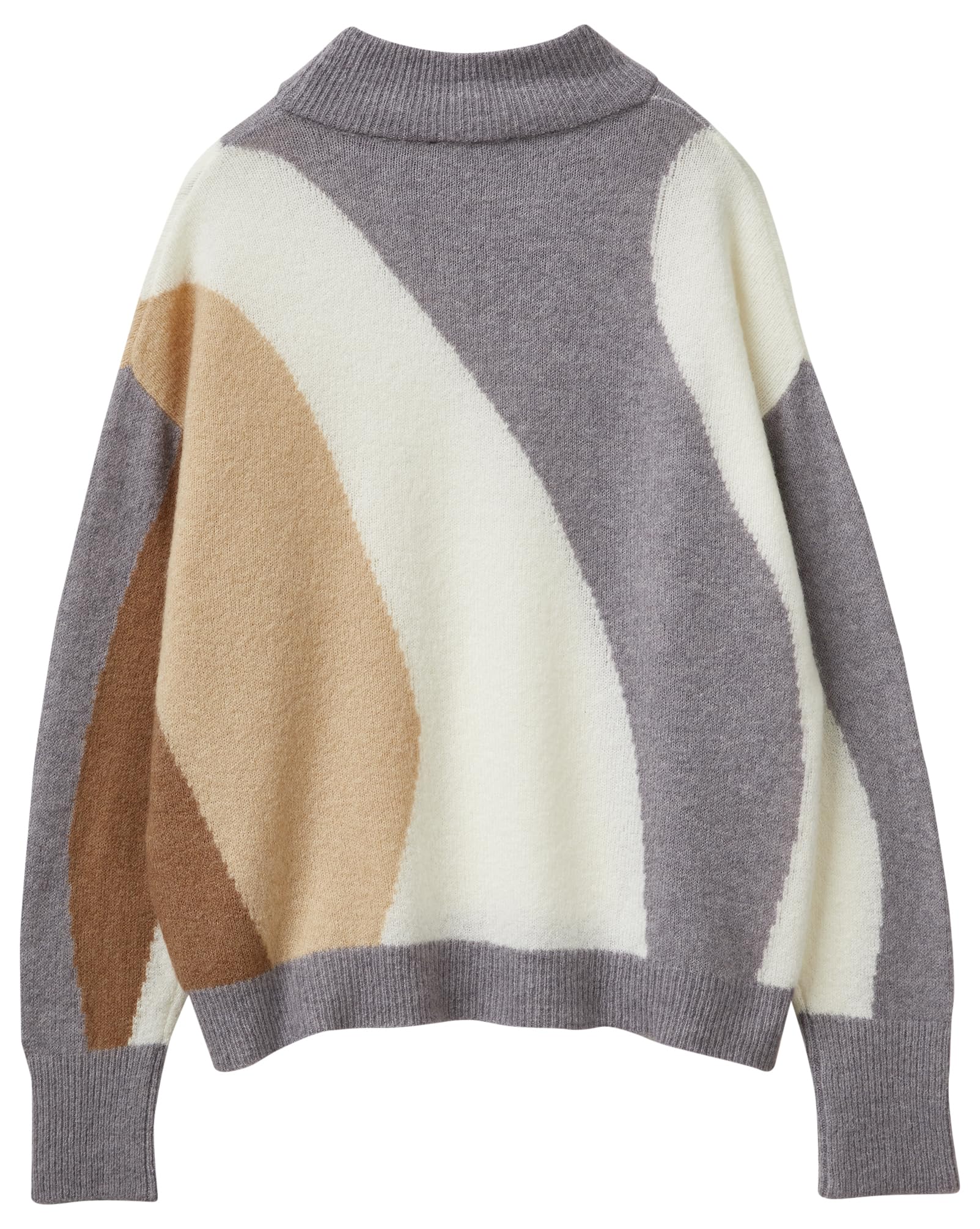 United Colors of Benetton Maglia G/C M/L 11cze10er Maglione Donna (Pacco da 1)