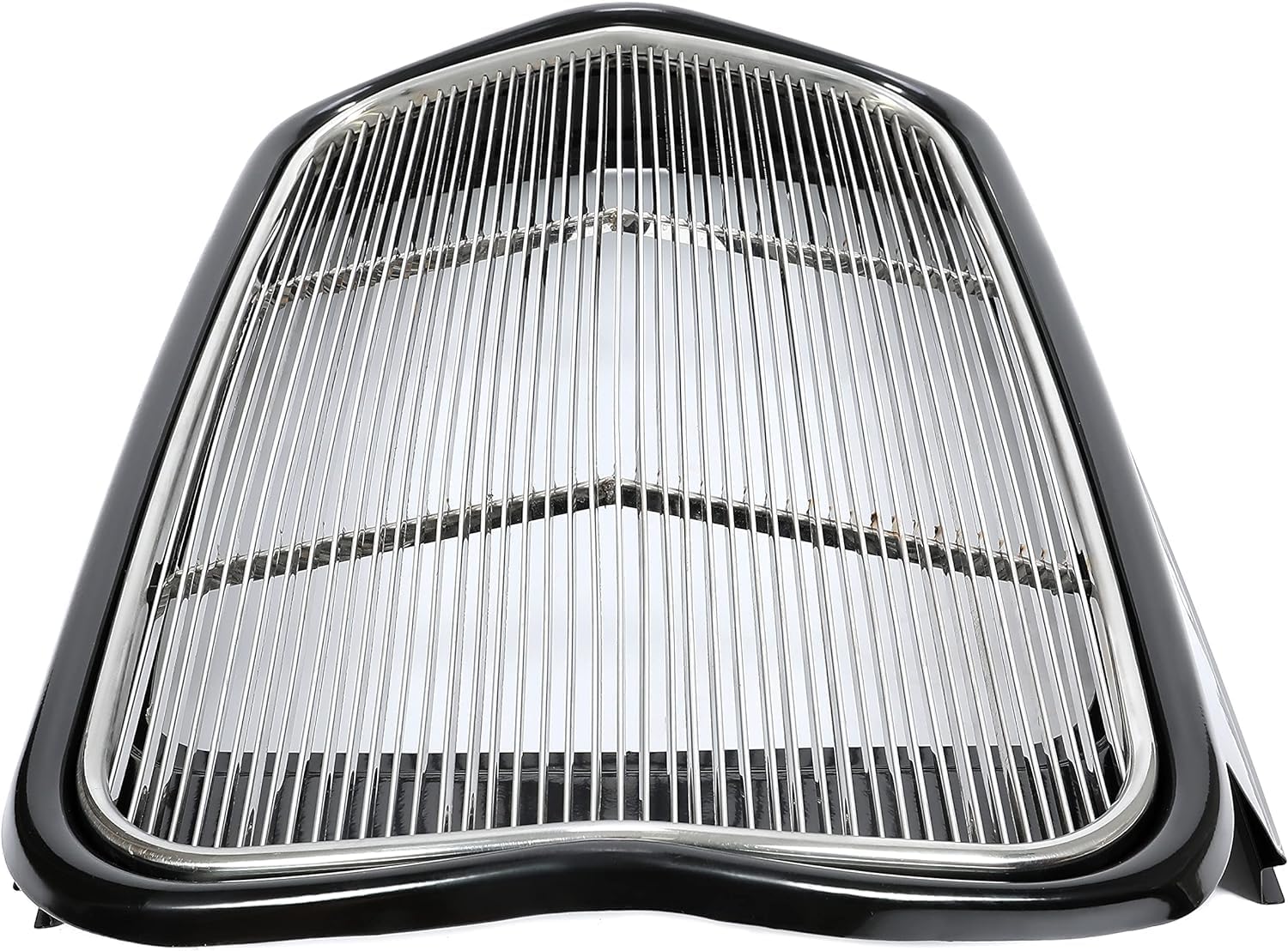 KUAFU Front Grille Shell w/Insert Compatible with 1932 MODEL B/BB/18 Stainless Steel Grille Insert W/O Crank Hole