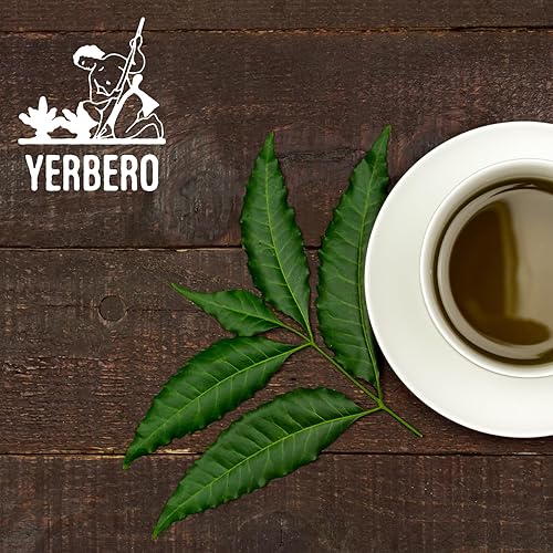 Miniatura 4 de Yerbero - Té de hierbas sueltas Neem de 4 onzas (4.02 oz) hace más de 25 tazas  Azadirachta indica  Te De Hoja Neem  Bolsa resellable de pie hecha