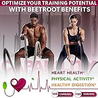 Vista 4 de Paquete de suplementos de raíz de remolacha 6 en 1, 100 unidades y suplemento de mio-inositol 6 en 1 y D-Chiro inositol para mujeres, 120