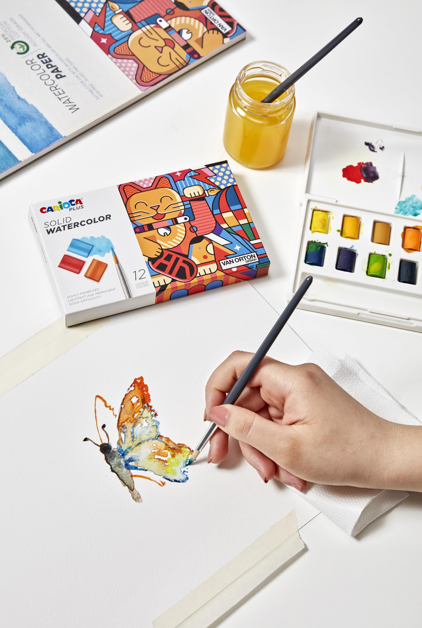 CARIOCA Acrylmarker Set 8 Stück – Für Alle Oberflächen, Lichtbeständig & Luftdicht