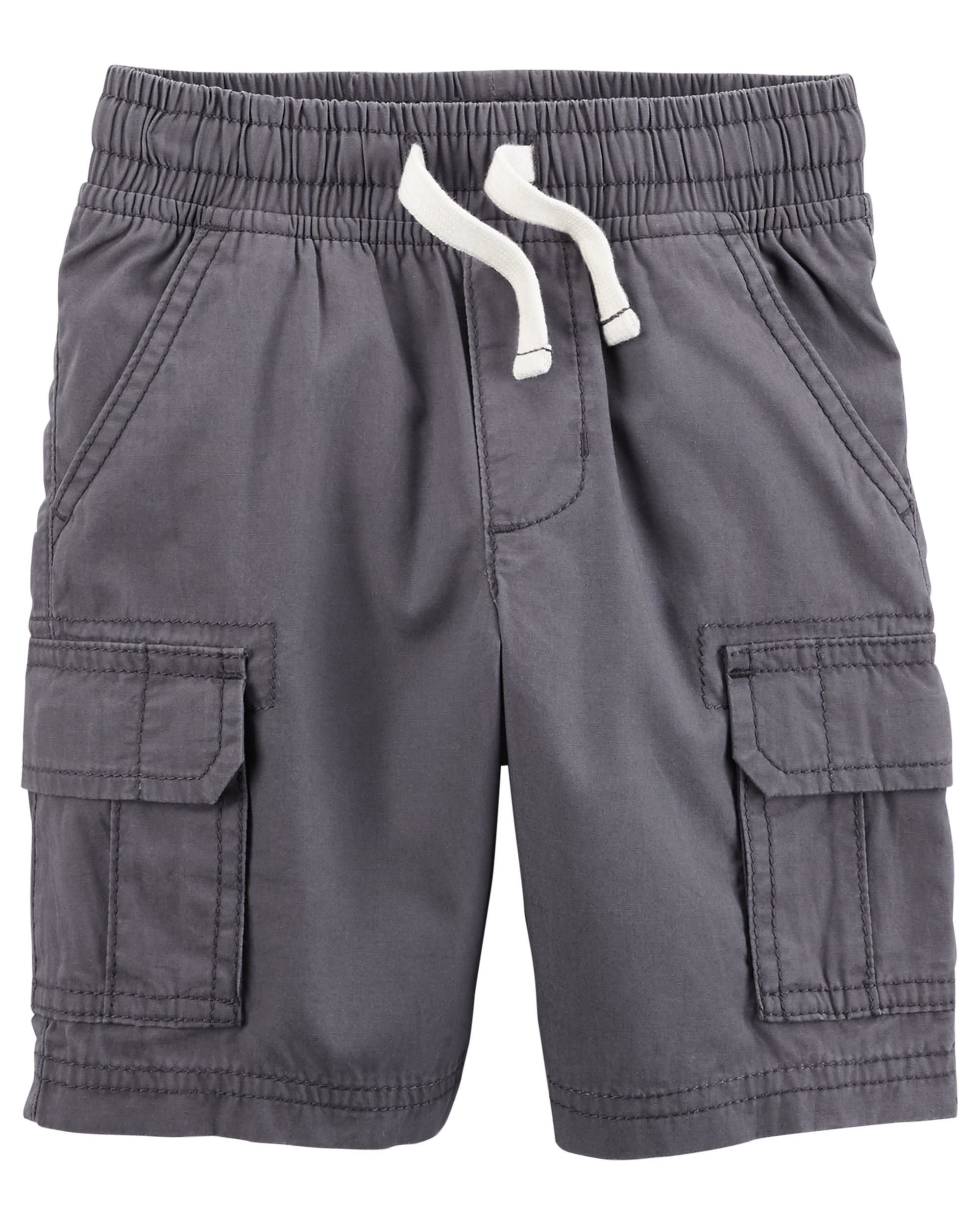 Carter's Boys' 2T-8 Pull On Cargo Shorts 2T