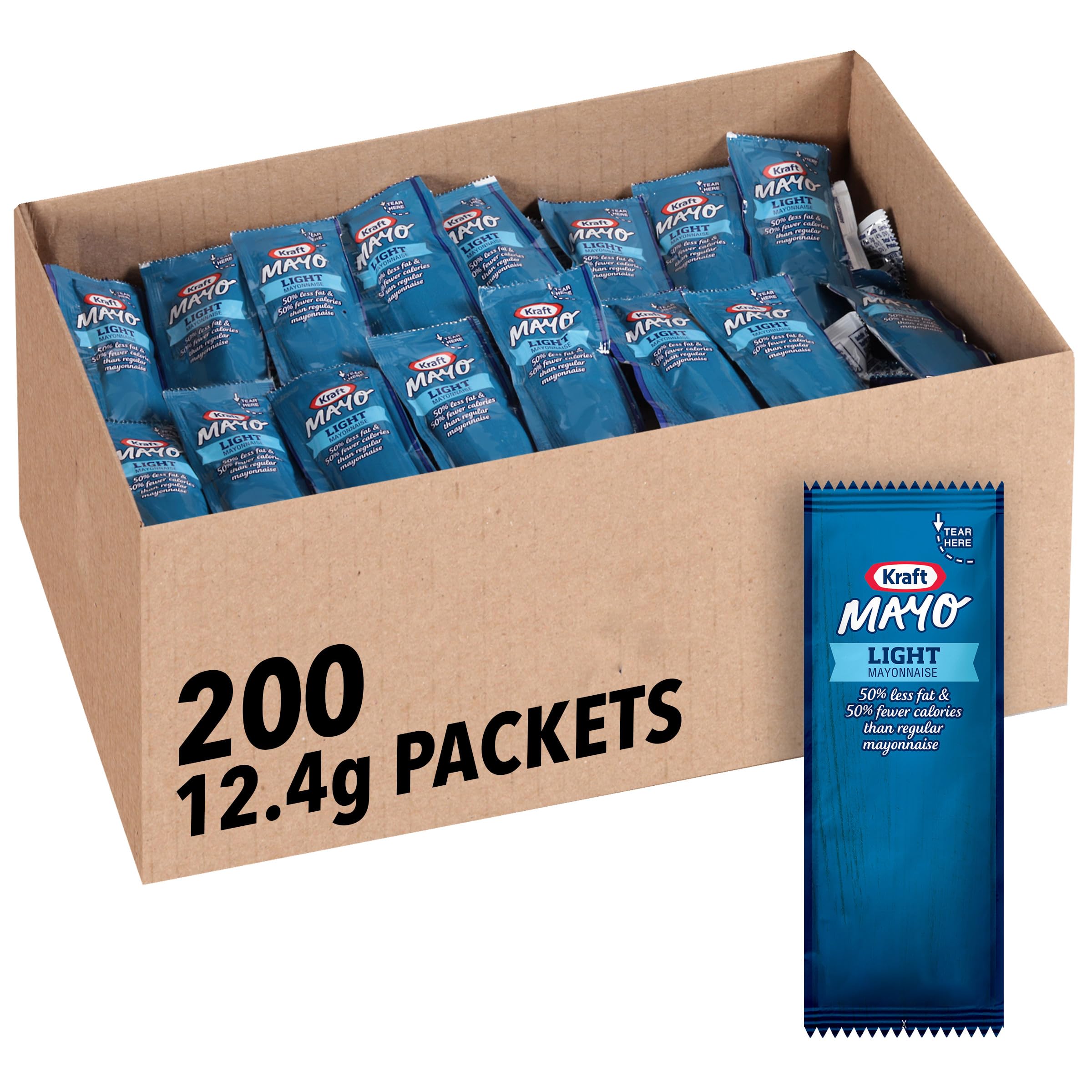 Kraft Light Mayo Packets 200 ct