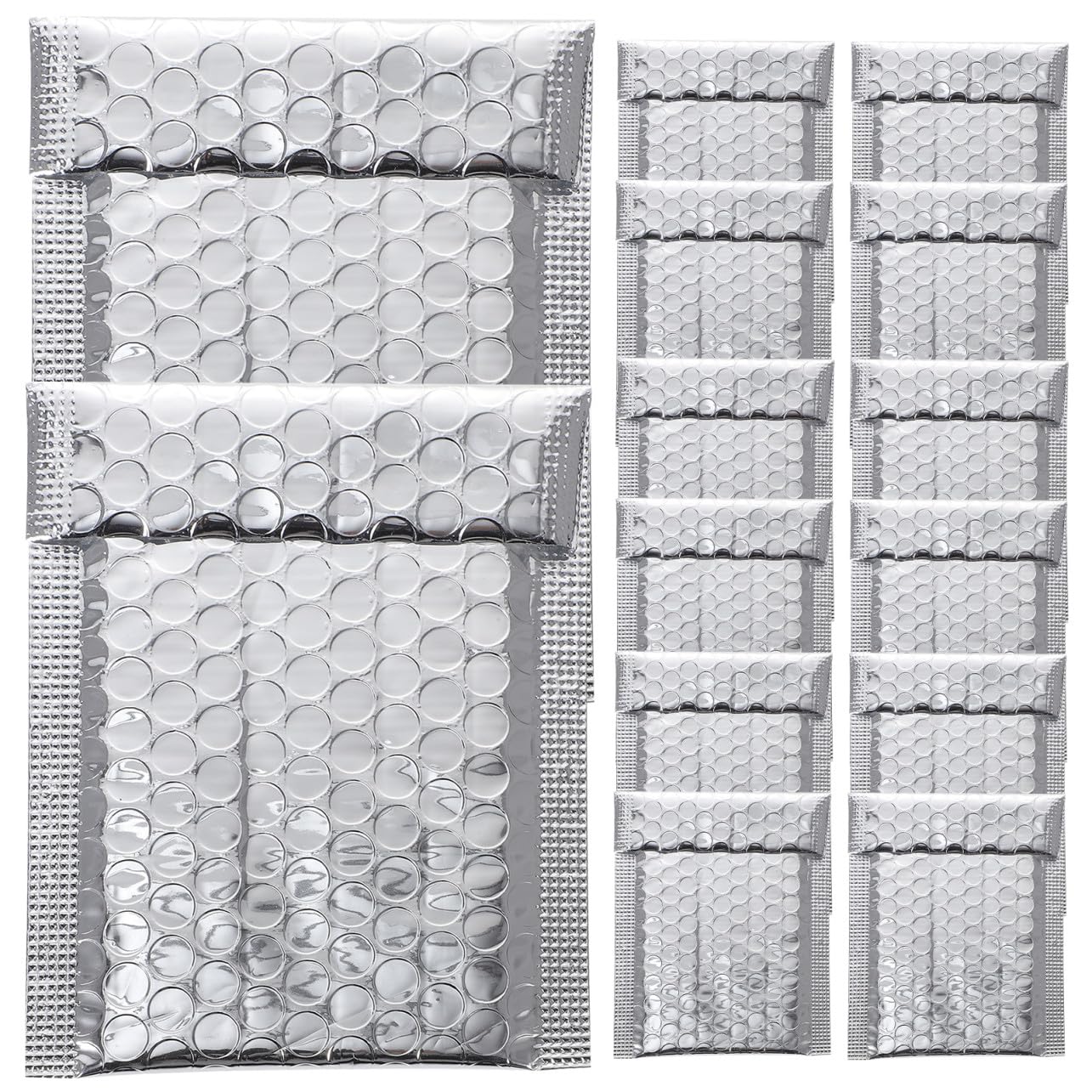 Didiseaon 100 pezzi Buste Imbottite per Spedizioni Autoadesive con Chiusura Sicura Buste Padded Resistenti Shirt Sciarpe e Oggetti Quotidiani Adatte per Ufficio Casa e Negozi Formato