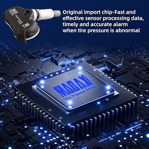 Miniatura 5 de MACAX Sensor de sistema de monitoreo de presión de neumáticos TPMS de 315 MHz OBD Re-learning, adaptación compatible con Toyota Sequoia Sienna