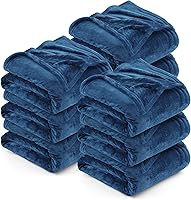 Vista 111 de Utopia Bedding - Manta de vellón de lujo, mullida, antiestática; manta de suave microfibra de 8.8 oz/yd² (300 g/m²) para sofá y cama; tamaño Negro