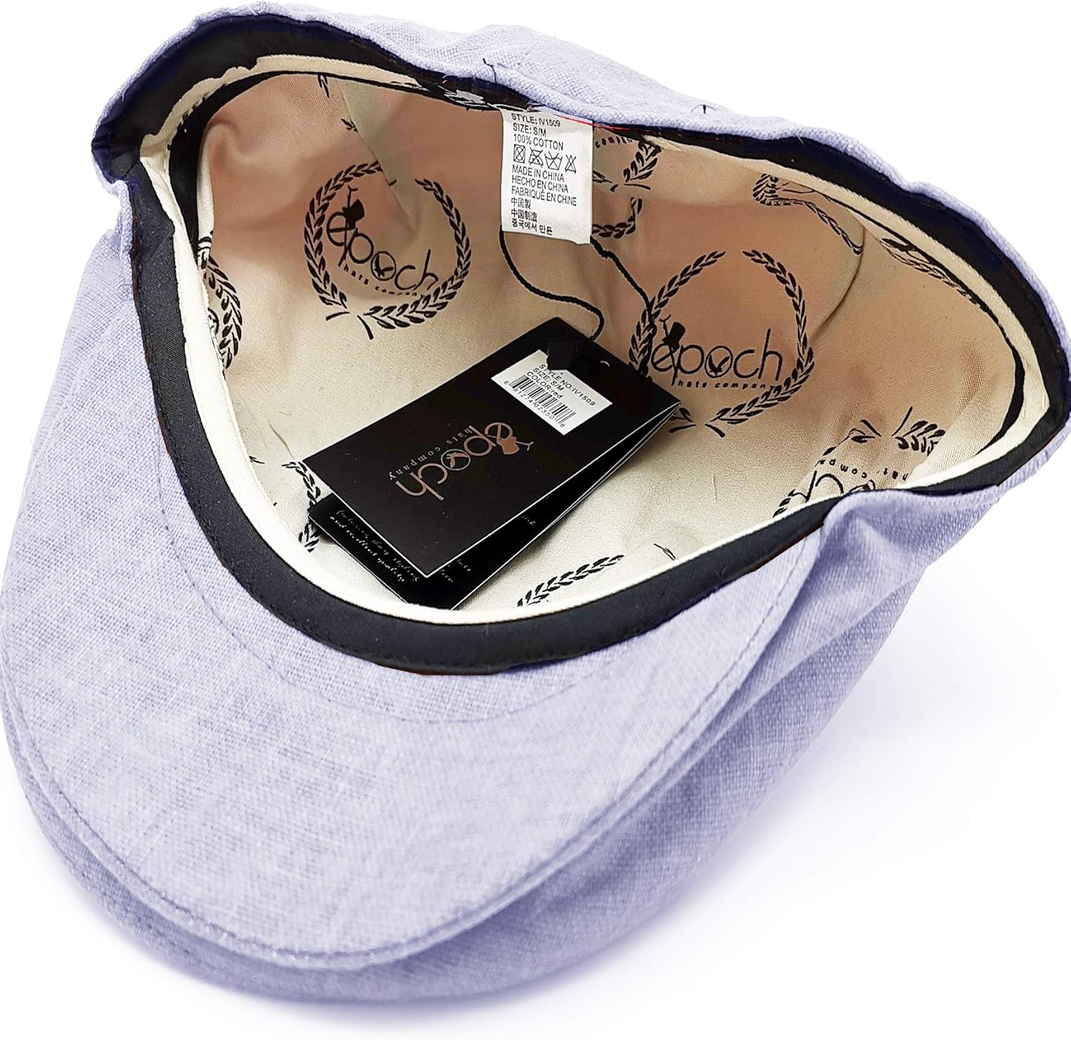 Men's Linen Flat Ivy Gatsby Summer Newsboy Hats - Image 4