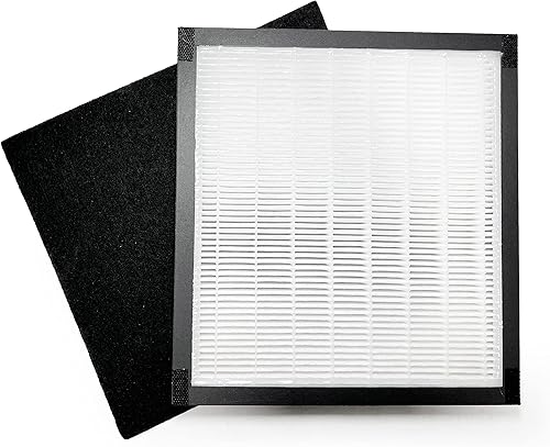 Miniatura 2 de Nispira Airvantage WK01234QPC - Filtro de repuesto para purificador de aire Oreck Air94 WK10002QPC, Plus Pet WK10052QPC True HEPA carbón activado 1