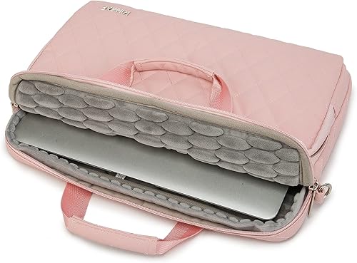 Miniatura 2 de Kinmac Bolsa para portátil de 360 grados Bolsa de hombro acolchada para MacBook Air Pro de 13 pulgadas MacBook de 14 pulgadas y 13 pulgadas-14