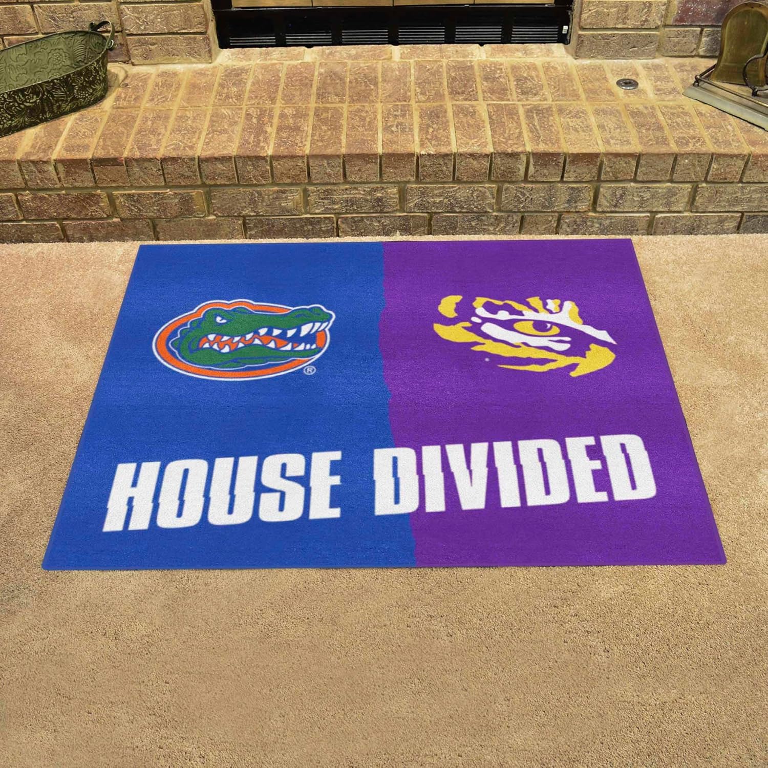 FANMATS NCAA Unisex House Divided Mat