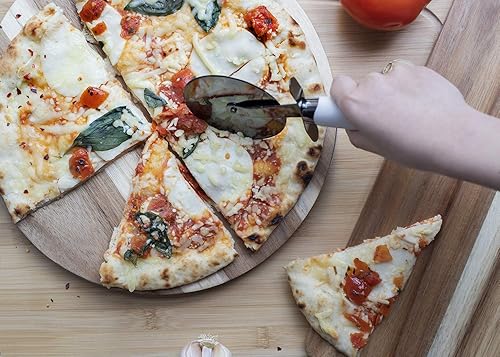 Miniatura 5 de Country Kitchen Juego de 6 piezas de utensilios esenciales de cocina de acero inoxidable, pistola negra de metal con asas negras suaves al tacto