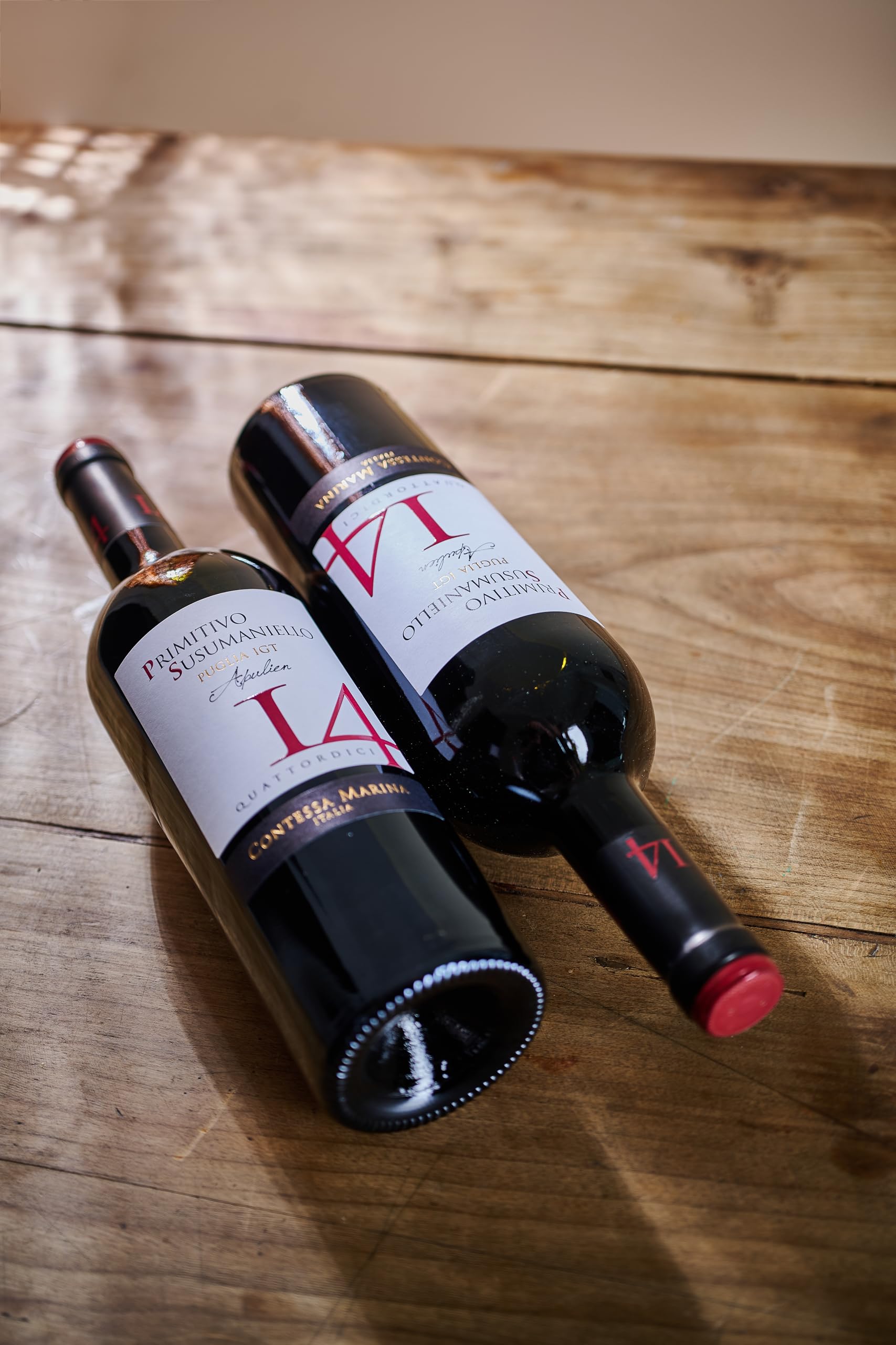 Primitivo Susumaniello Puglia IGT 14 Contessa Marina Apulien Rotwein halbtrocken (6 x 0.75l)