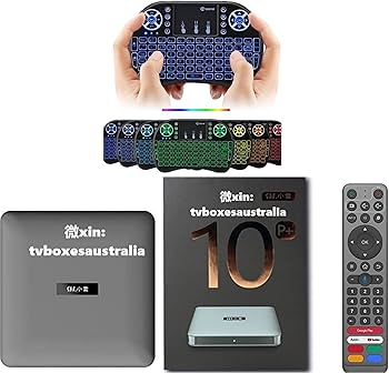 2025 SVICLOUD 10P SVI TV Box Australia + Free Backlit Keyboard 小