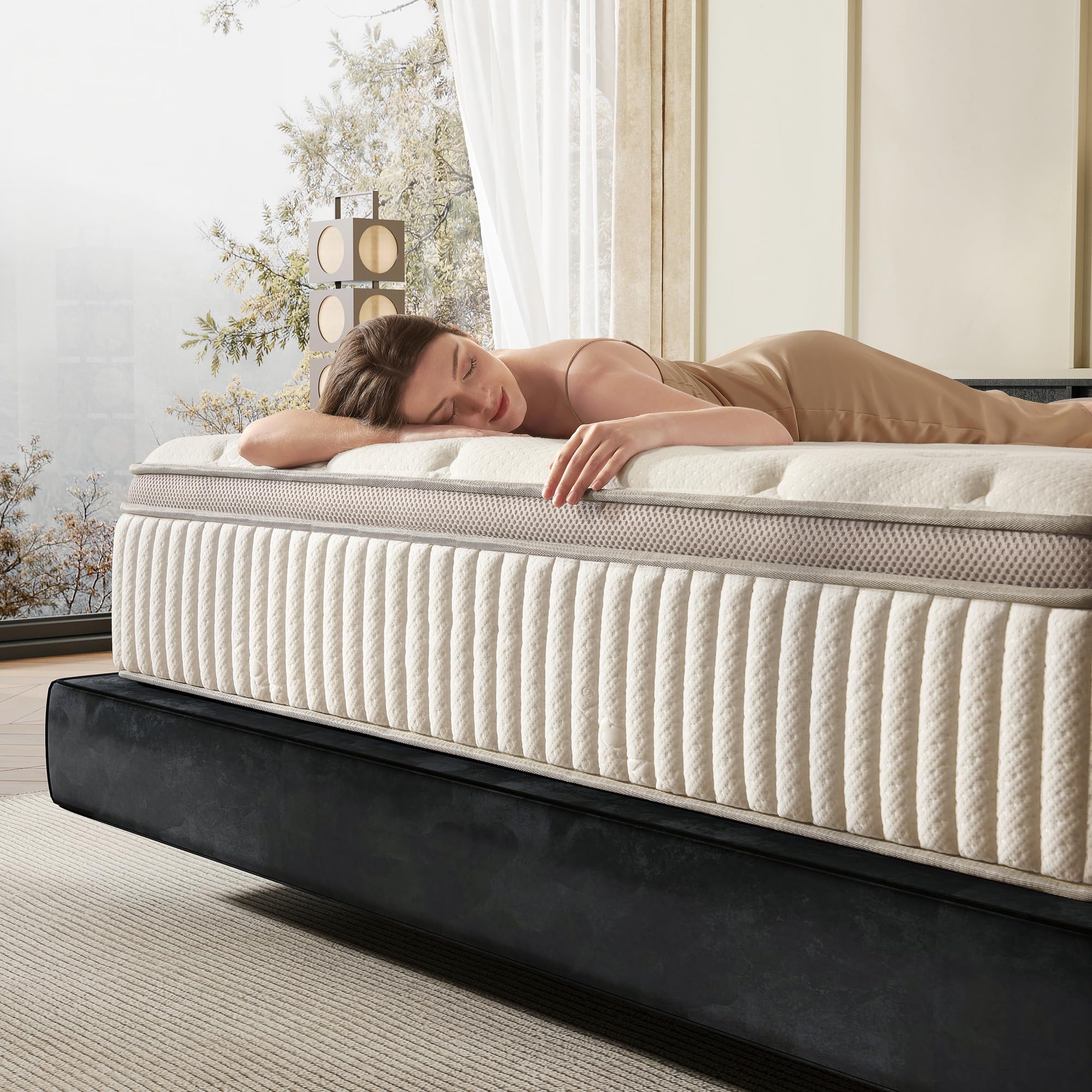 Photo 1 of WARMDREAM Queen Mattress, 12 Inch Hybrid Queen Mattress in a Box, Memory Foam & Individual Pocket Springs, Medium Firm, Motion Isolation, Ideal for All Sleep Positions, CertiPUR-US Certified