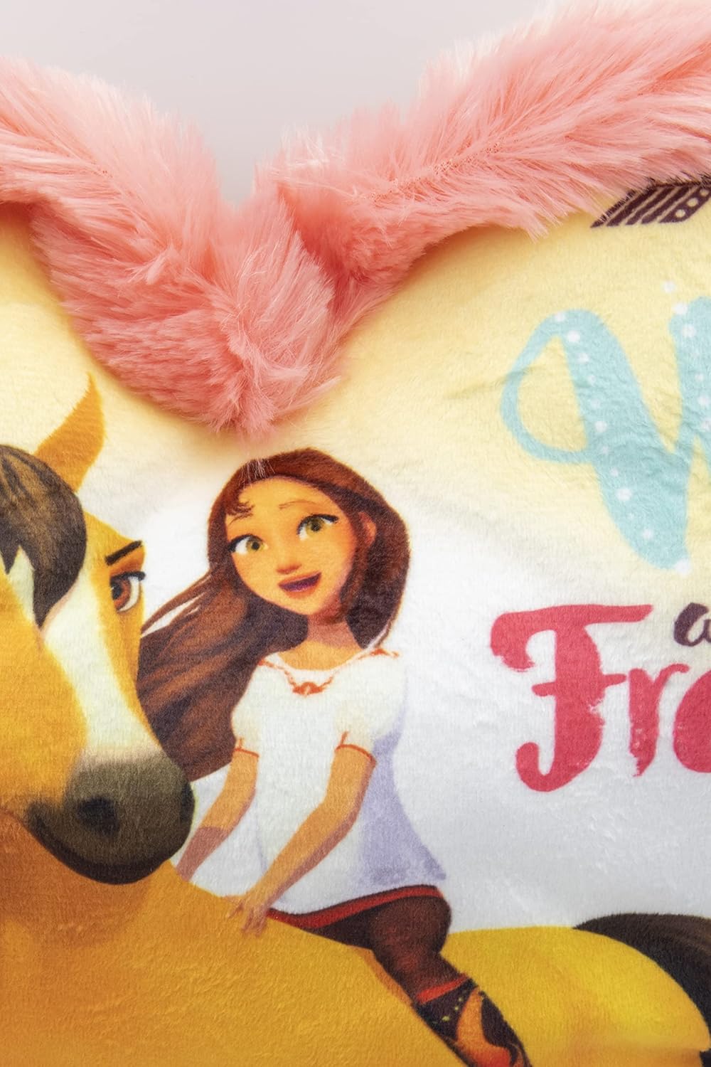 Joytoy Spirit Run Wild Heart Plush Cushion, 33 x 33 cm, Multicoloured (Joy Toy 19374)