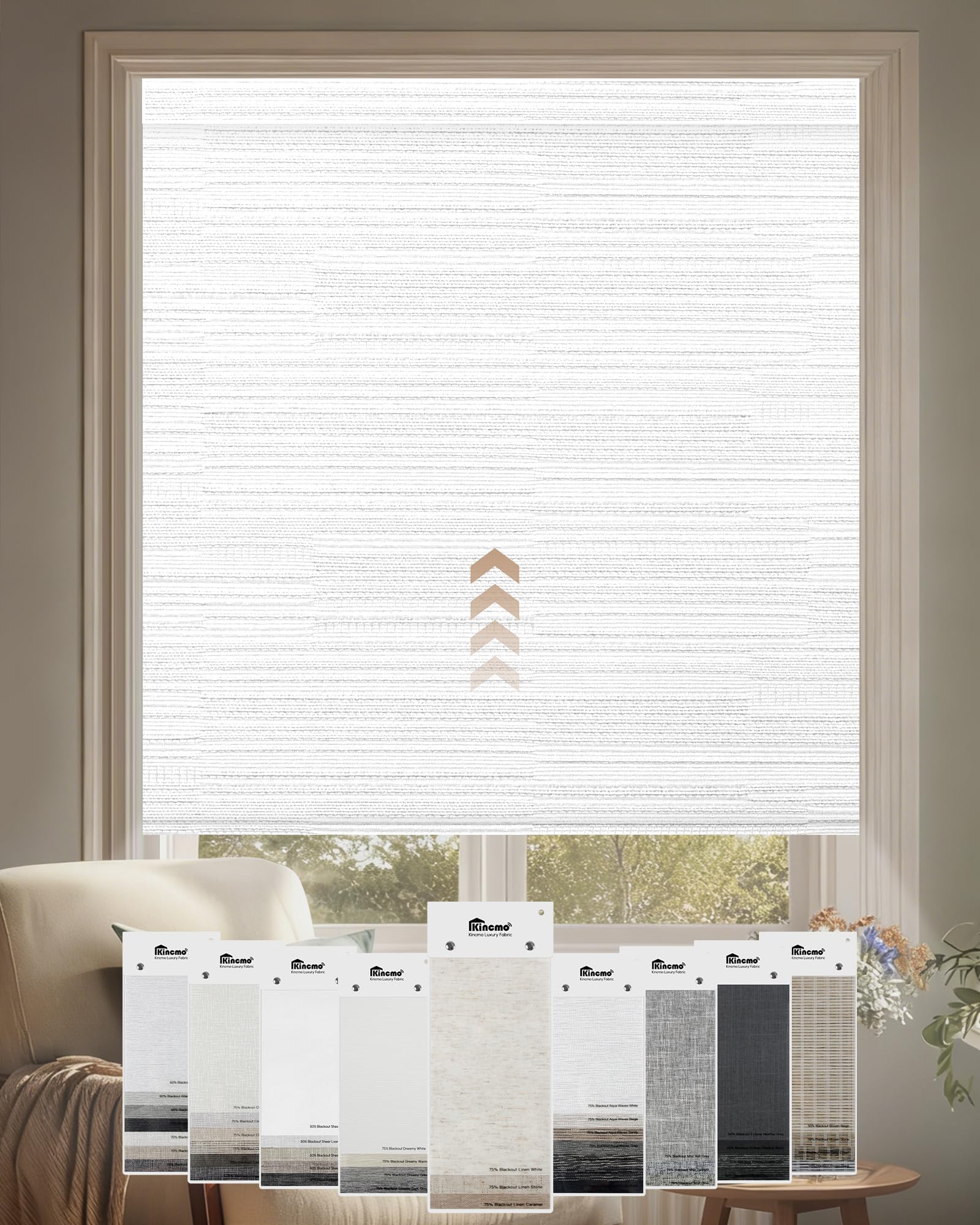 Motorized Blinds with Remote, Light Filtering Roller Shades Work with Apple Homekit,Alexa,Google Home, Custom Electric Blinds with App,Voice Control