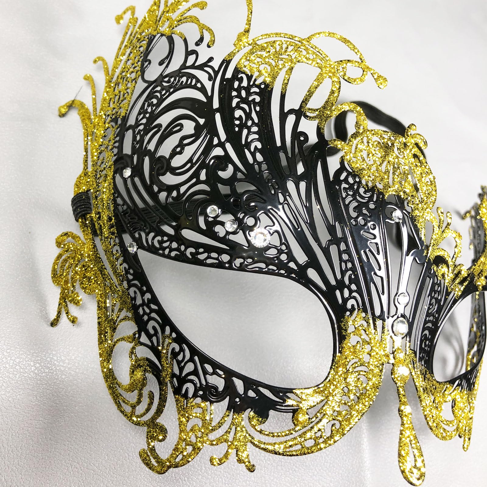 Máscara de máscaras para pareja, Mardi Gras, juego de máscara veneciana para fiesta de Halloween, accesorio de disfraz