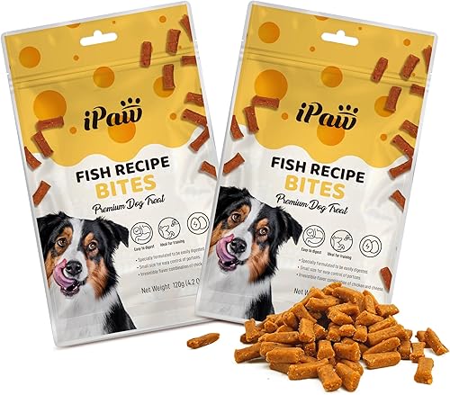 Miniatura 10 de Golosinas para entrenamiento de cachorros, golosinas naturales de grado humano para perros, hipoalergénicas, fáciles de digerir (mordeduras de