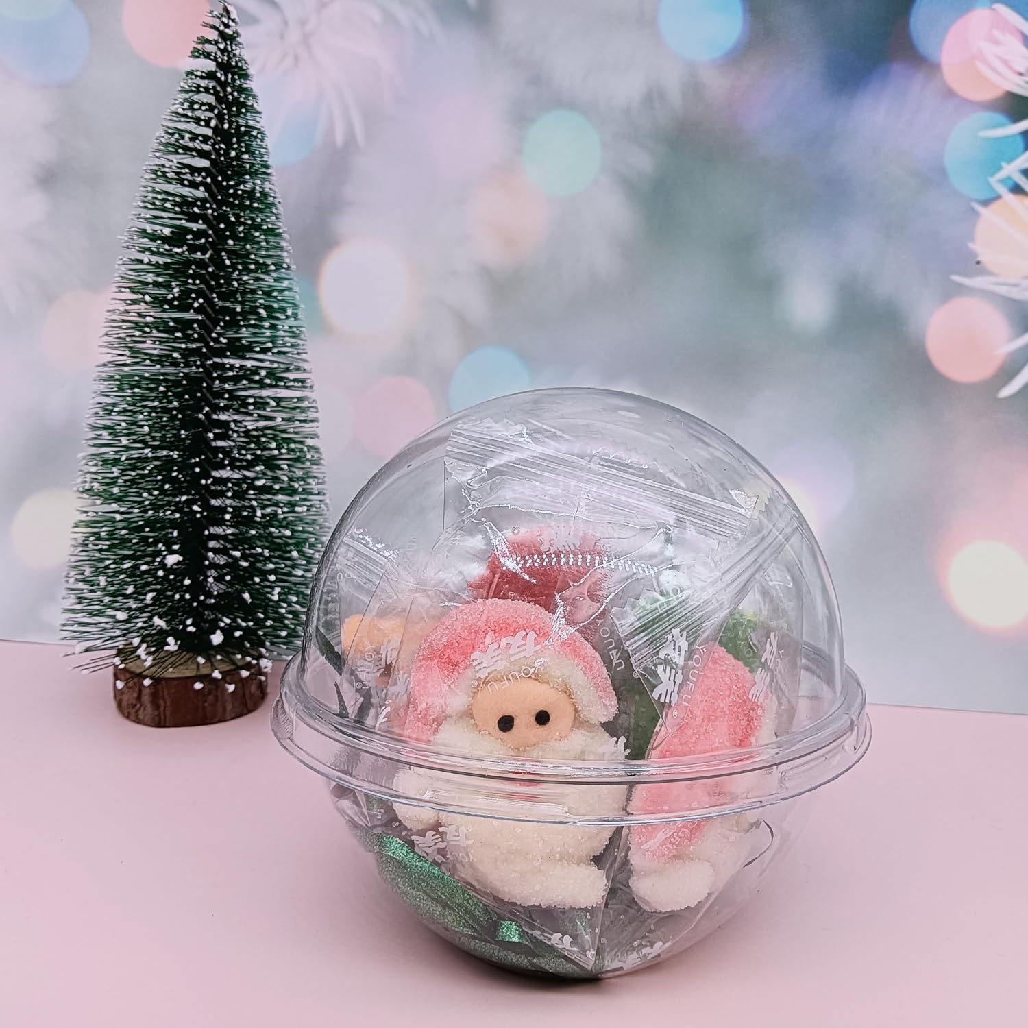 Alinacutle 10pc Transparent Plastic Candy Dome Cake Holders Chocolate Blister Money Holder Card Shaker Cards Transparent Plastic Clamshell Packing Covers for DIY Gift Box