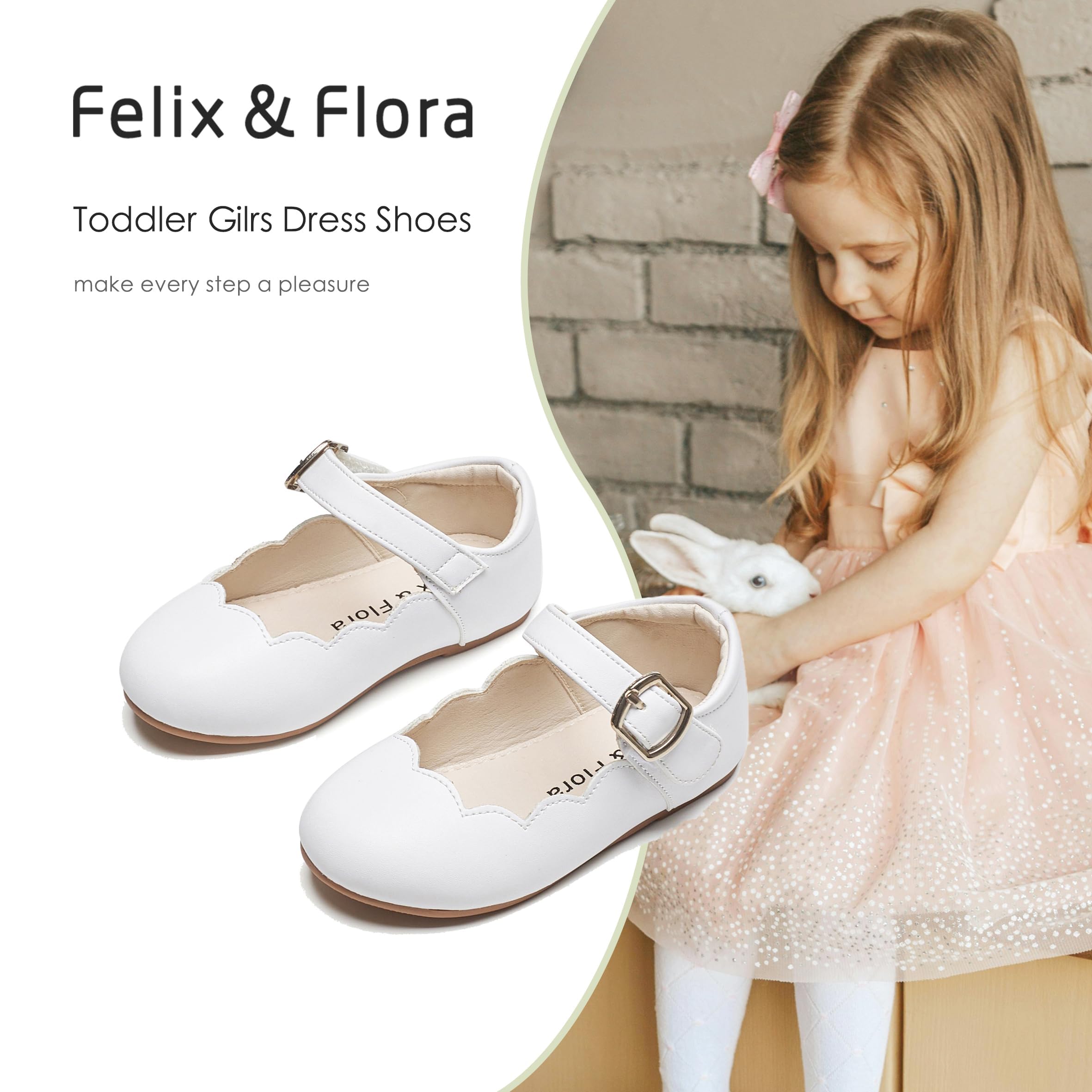 Amazon.com: Felix & Flora: Girls Dress Flats