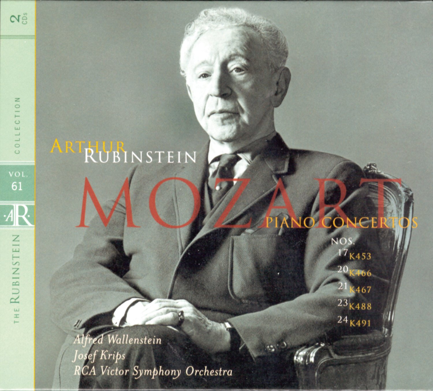 Collection, Vol. 61 [Audio CD] Rubinstein, Arthur; Mozart, Wolfgang Amadeus and Wallenstein, Alfred