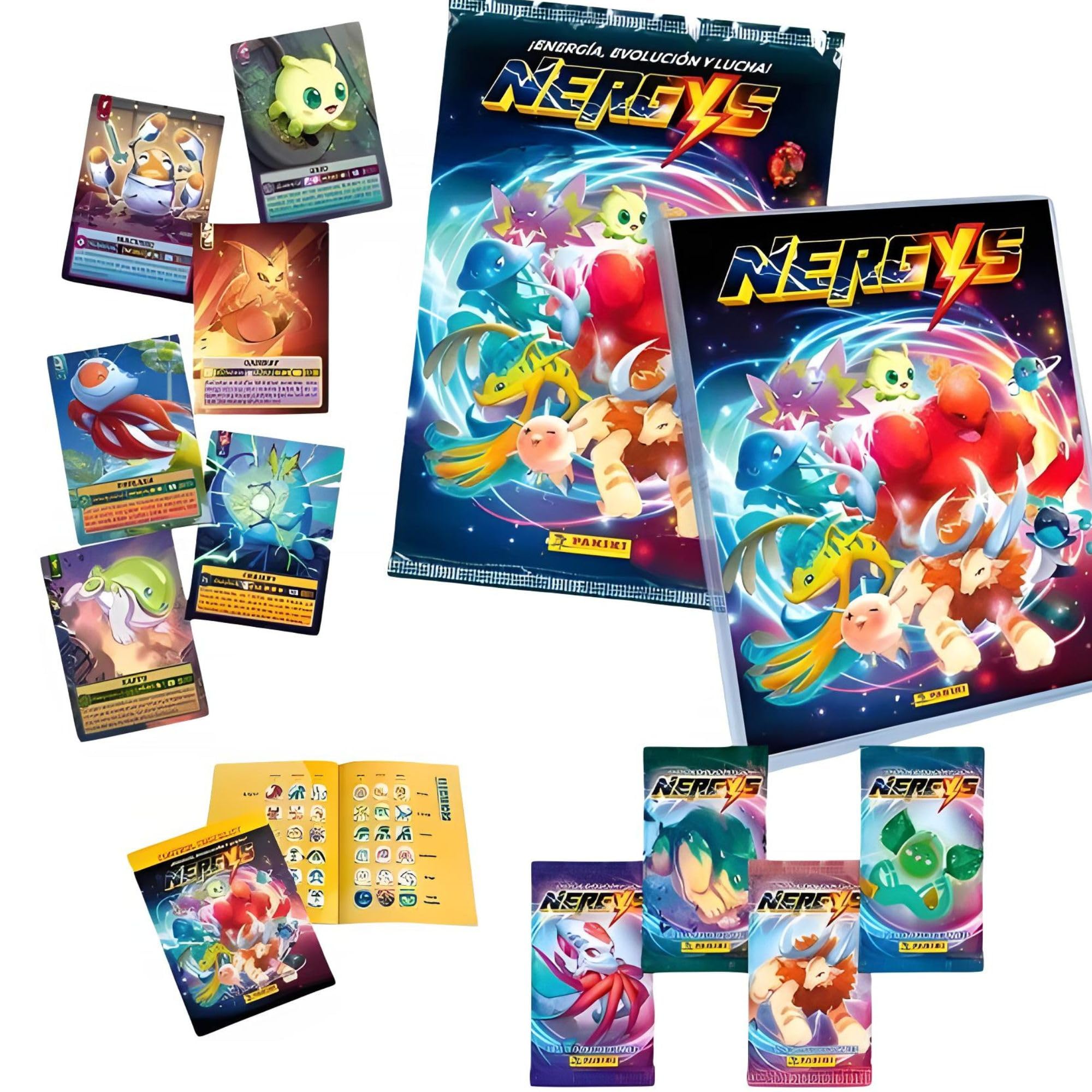 Panini Nergys Collector Box Con Álbum Y Sobres De Cartas Exclusivas, Similar A Pokémon, Ideal Para Coleccionistas De Fantasía, Regalo Para Mayores De 3 Años