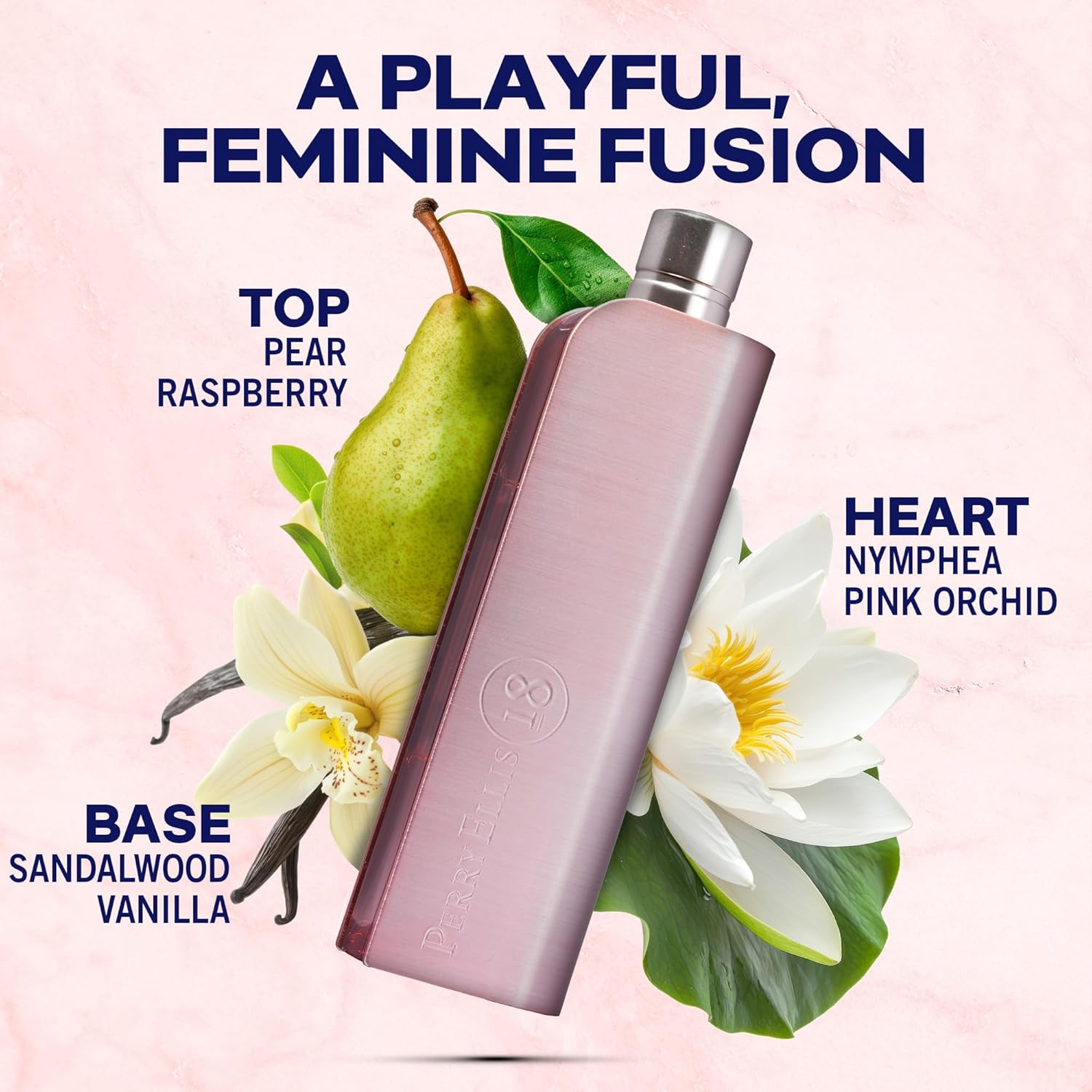 Perry Ellis 18 Eau De Parfum Spray for Women - Perfume for Women, Fruity Floral Fragrance, EDT, Sweet & Fresh Designer Scent for Her, Long Lasting - 3.4 fl oz (100 mL) - Image 2