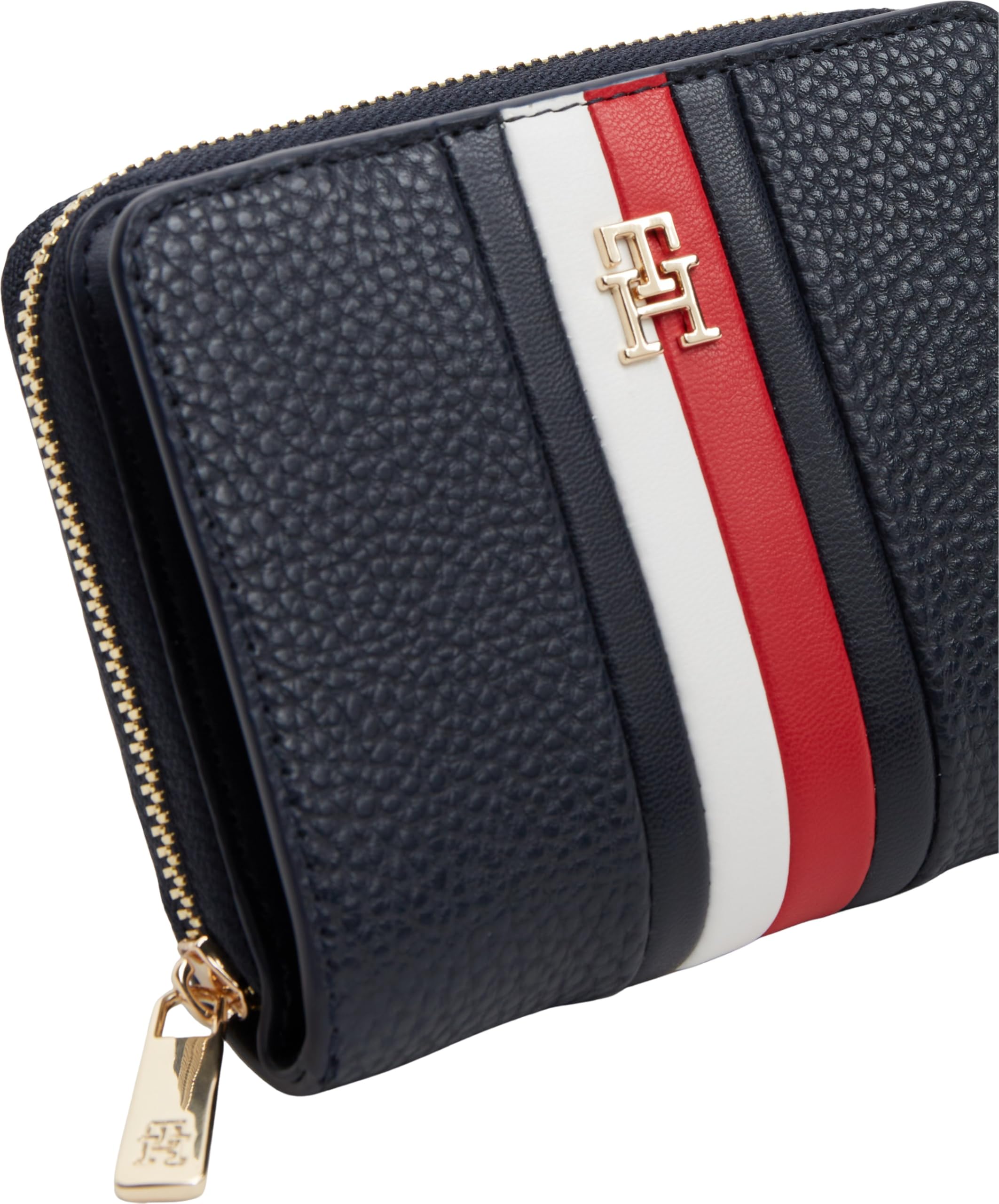 Tommy Hilfiger Damen Geldbörse Icon Klein, Blau (Space Blue), Einheitsgröße