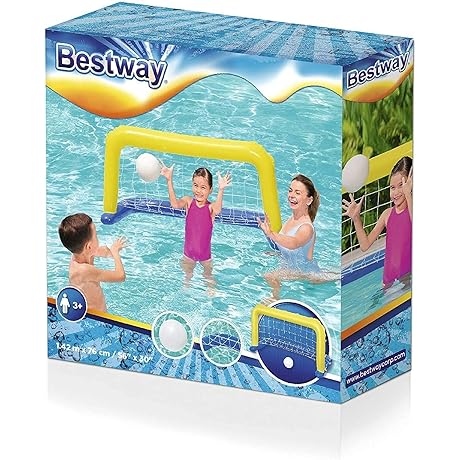 River Country Inflatable Water Polo Play Set for Bestway Pool