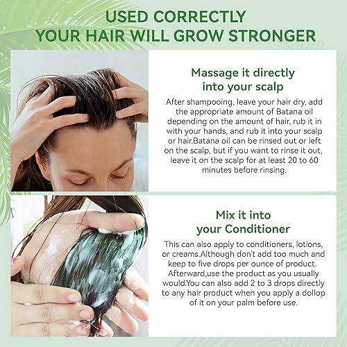 Miniatura 6 de Aceite de batana para el crecimiento del cabello, 100% puro y natural, aceite orgánico para el cabello de Honduras, promueve el grosor del cabello y