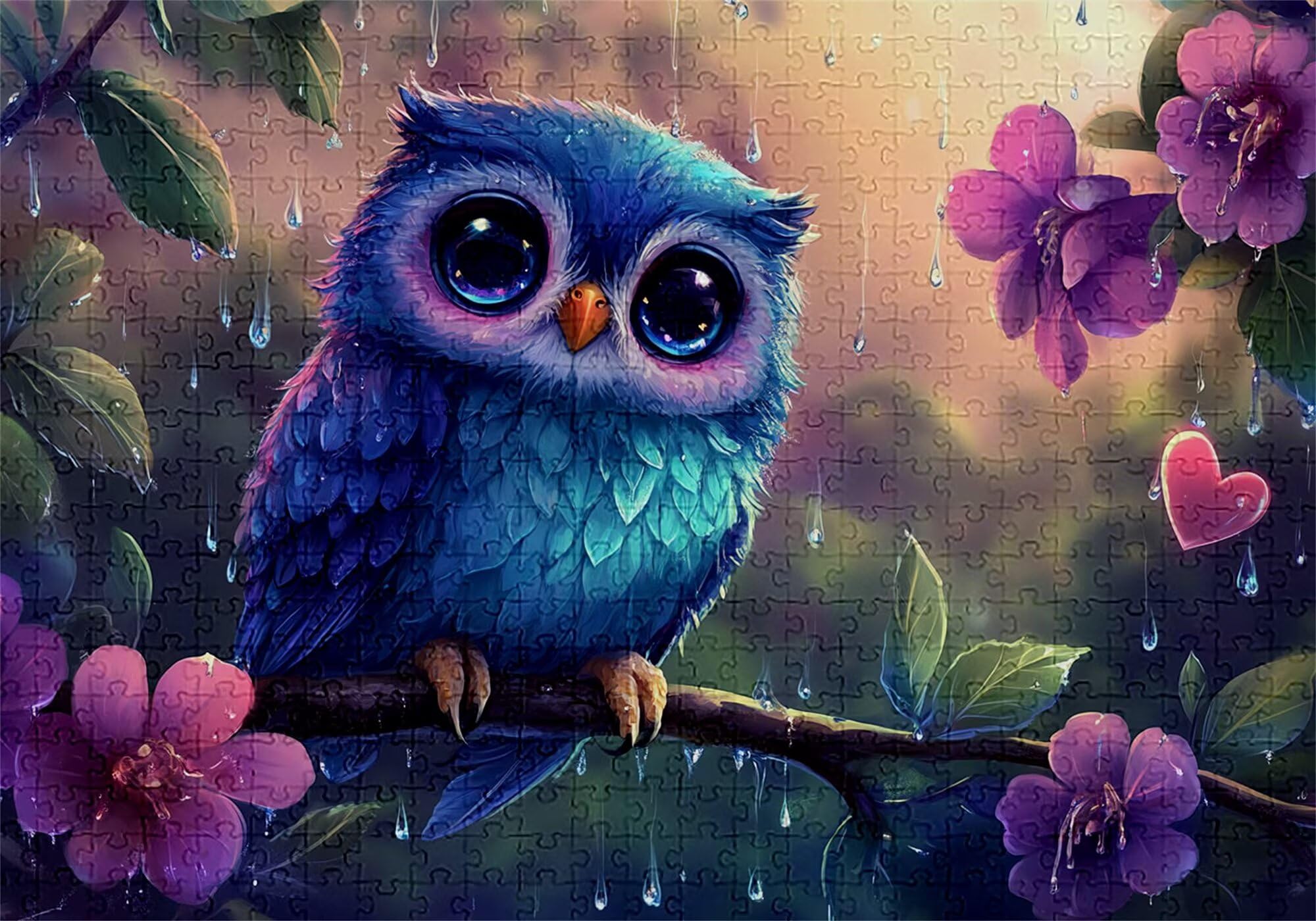 Puzzle 3000 sztuk zwierzę puzzle dla dorosłych kwiaty 122 x 81 cm unikalne rzemiosło klasyczne 3D drewniana układanka do rodzinnych gier aktywnych, układanka zrób to sam do dekoracji ścian domu