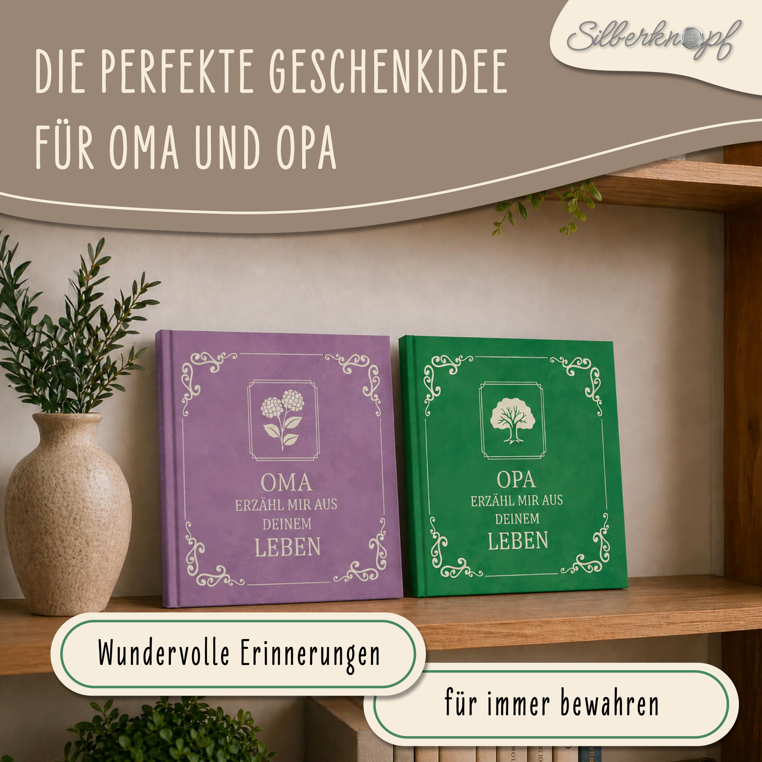 Opa erzähl mal | Erinnerungsbuch zum Ausfüllen | Das besondere Opa Geschenk zum Geburtstag und Weihnachten | Opa erzähl mir deine Geschichte - die einzigartige Geschenkidee für Opa