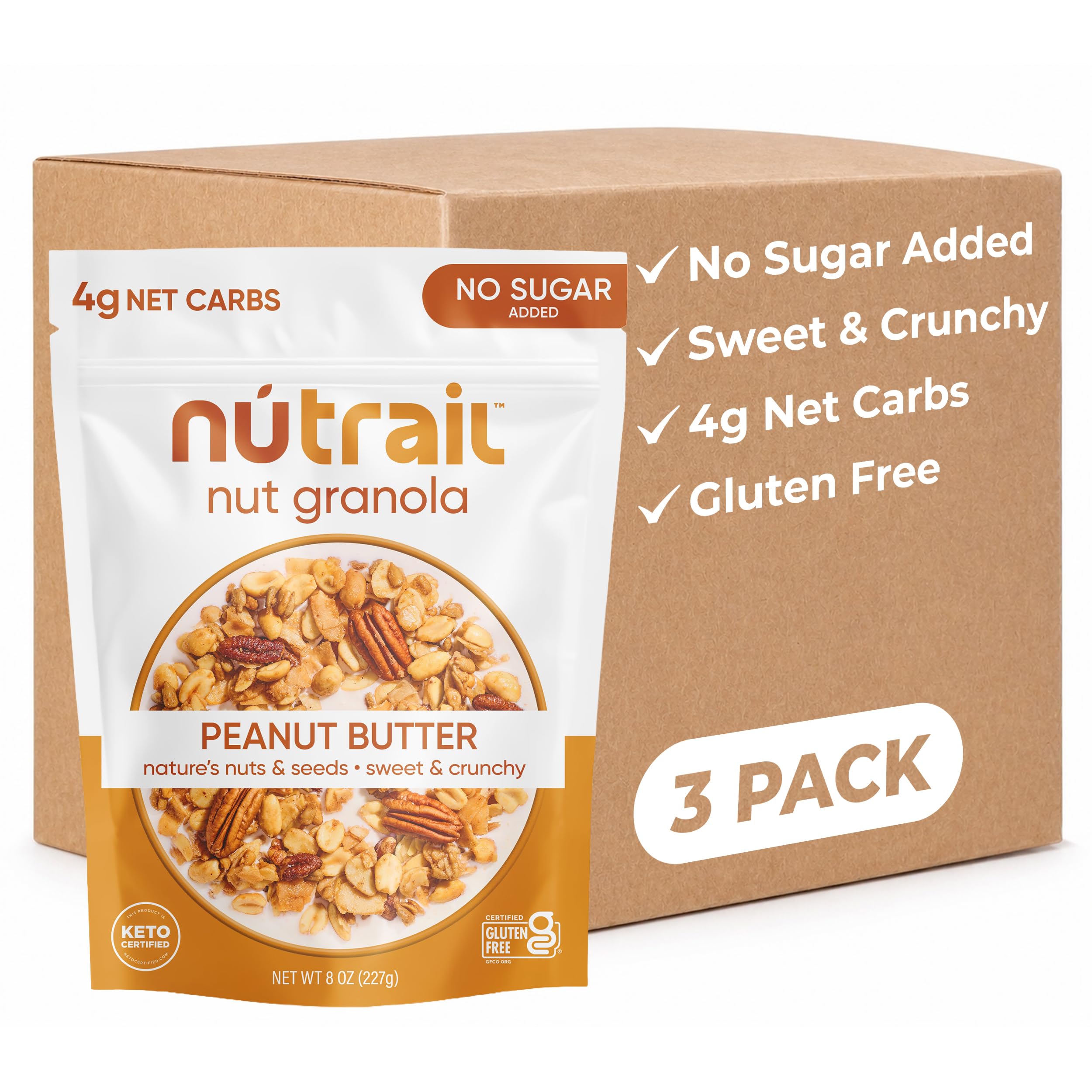 NuTrail Peanut Butter Nut Granola